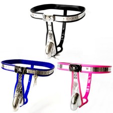 NEU Edelstahl Keuschheitsgürtel Herren Anti-Entgleisung Chastity Belt Pants Mann