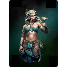 1/10 resin figures Bust Model Fantasy Jungle Girl Bust  unassembled unpainted