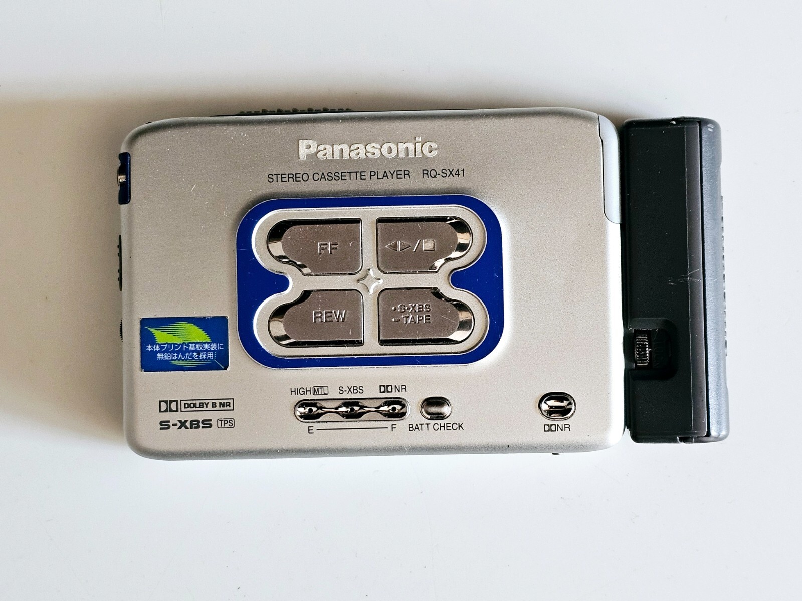 Super Slim Panasonic Personal Walkman RQ-SX41 metal body working