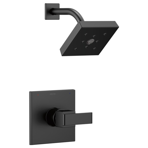 Delta Modern Monitor 14 Series Shower Trim Matte Black-Certi