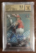 2016 Topps High Tek Auto Jose Berrios RC Asia Blue /20 BGS 9.5/10 Twins