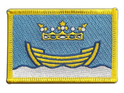 Finnland Helsinki Aufnäher Flaggen Fahnen Patch Aufbügler 8x6cm