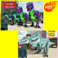 Ark  Ascended PVE   Top Stats REX   Solid/Gal...