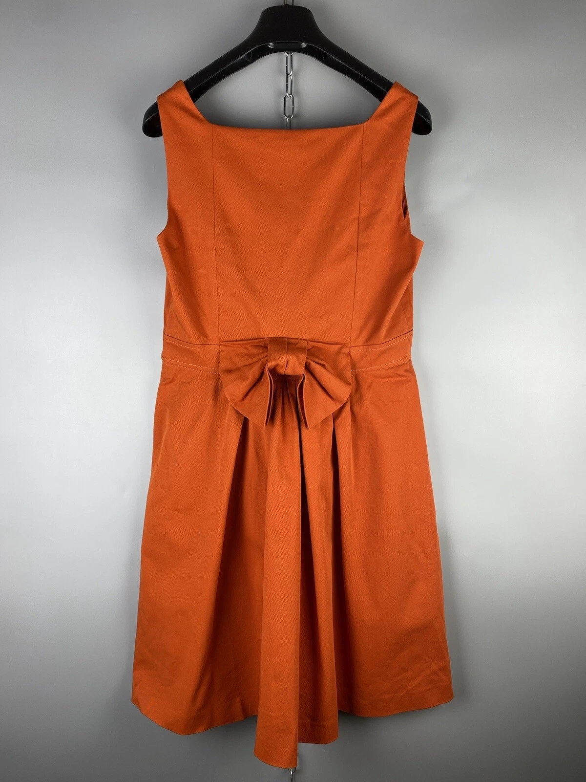 Tunica abito da serbatoio rosso Valentino rosso cotone rosso senza maniche taglia M L