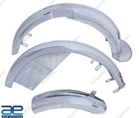 FüR Velocette MAC MOV GTP KTS MSS Vorder- Und Hinterradschutzblech Set Stahl Gec