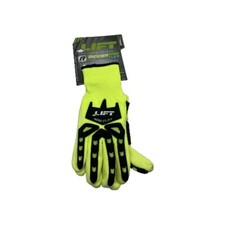LIFT Safety Men's Pro Series Handler Work Gloves Small Hi Visibility Vis