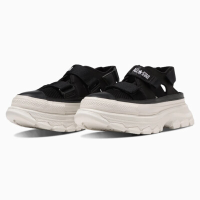 国内配送 CONVERSE ALL STAR TREKWAVE SANDAL BLACK/BLACK JAPAN LIMITED CONVERSE ALL STAR R TREKWAVE SANDAL OX WHITE