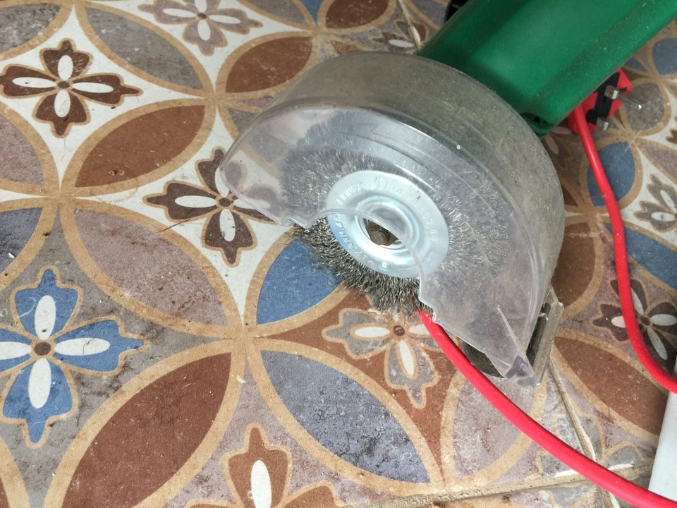 GARDENLINE Weed Sweeper Wire Brush Electric eBay