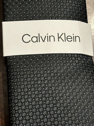 Calvin Klein Men's Polyester Neck Tie Men Clothes Classic Look Work Fall Winter - Picture 2 of 3