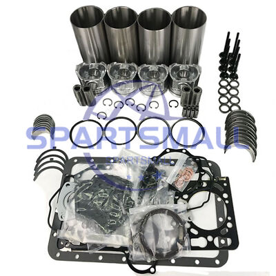 Overhaul Rebuild Kit & cylinder liner for Mitsubishi S4E S4E2 Engine repair
