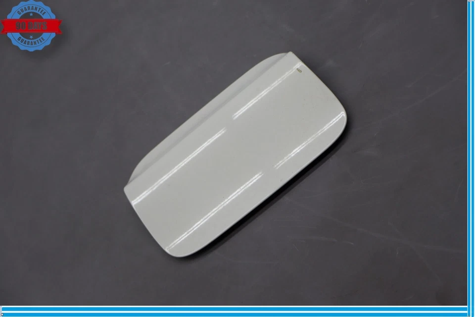 09-15 BMW 740i 740Li 750i Fuel Tank Door Lid Trim White 51177198167 Oem - Image 3 of 4