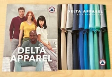 Delta Apparel 2019 Catalog and Color Swatch Card Set • USA Wholesale Mfg
