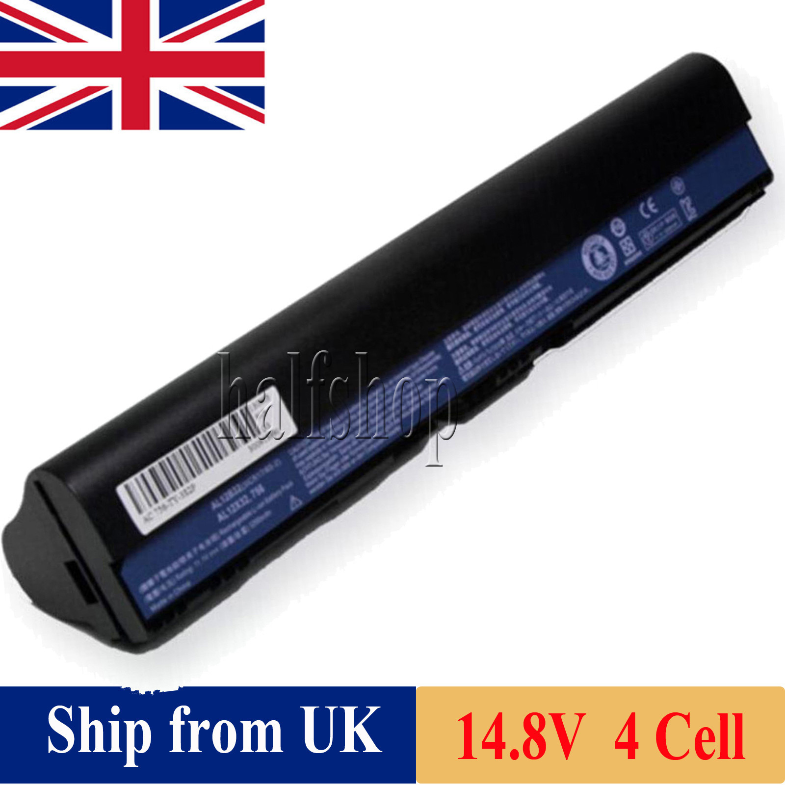4cells AL12X32 Battery For Acer Chromebook Q1VZC V5-131-2682 AL12A31 AL12B72