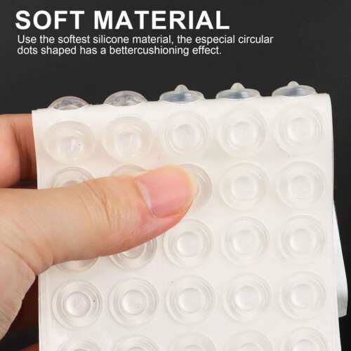 100-300 Stck. Schublade Gummipuffer Pads Klar Schranktür Punkte Selbstklebende Füße - Bild 2 von 12