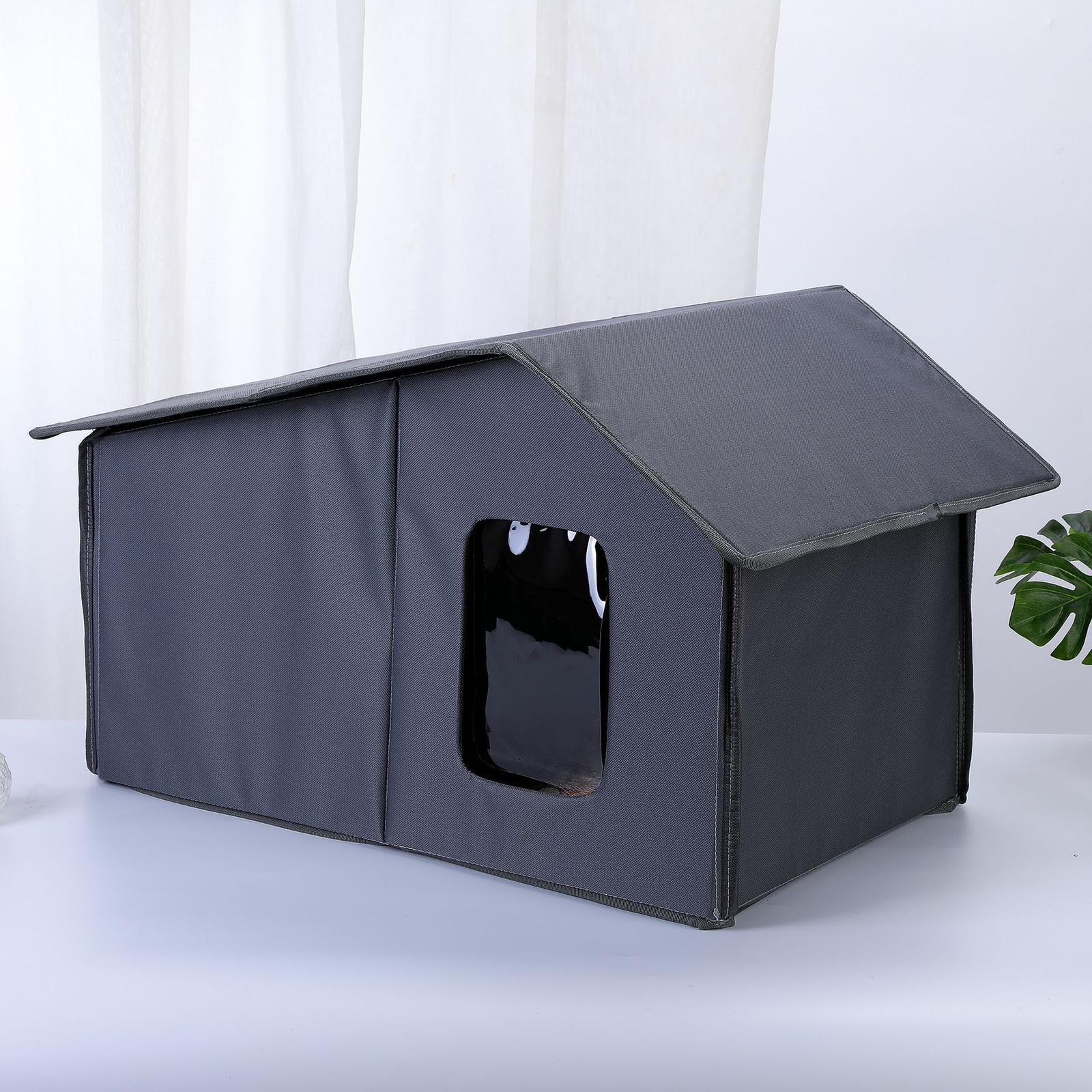 Waterproof Outdoor Cat House Breathable Pet Bed Dog Kennel Stray Cat