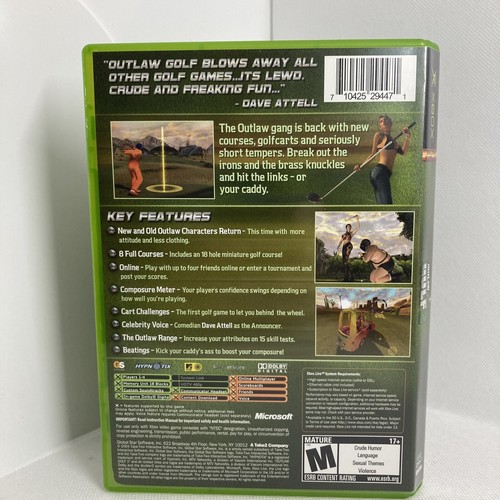 Outlaw Golf 2 Microsoft Xbox Video Game Complete And Tested - Picture 3 of 5