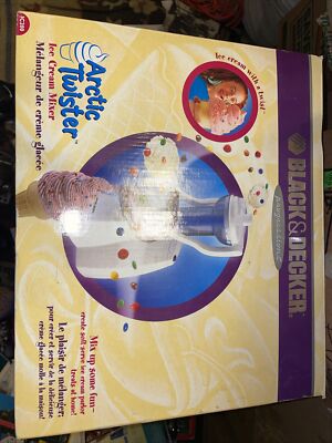 Black & Decker IC200 Artic Twister Kitchen Soft Serve Cone ICE CREAM 