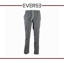 Pantalone uomo sale e pepe cotone ristorante cuoco chef pizzaiolo