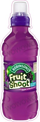 Eiswagen Flasche Apfel & Schwarze Johannisbeere Obst Trieb Aufkleber Getränk Gastronomie