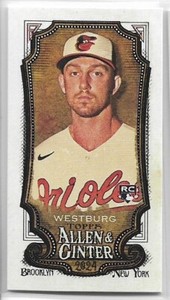 2024 Topps Allen & Ginter Jordan Westburg #33 MINI RC Baltimore Orioles