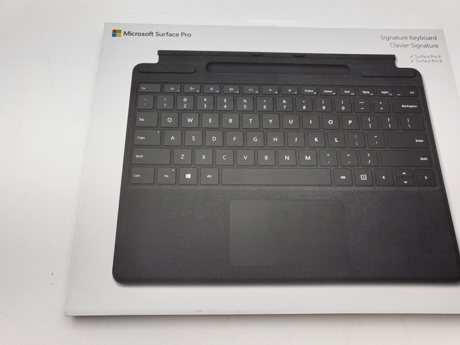 Microsoft Surface Pro Keyboard for pro 8  and Pro X - 8XB-00001 (Black)
