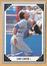 GARY CARTER LOS ANGELES DODGERS #457 - LEAF NM-MT 1991