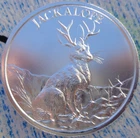 1 oz. JACKALOPE Cryptozoology Series BU rounds .999 fine silver