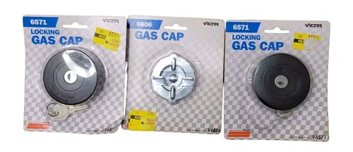 Victor Automotive Vehicle Locking Fuel/Gas Cap with Lock One Without Pack Of 3