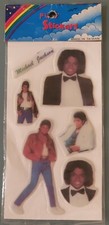 Rare Vintage 1970's Michael Jackson MJ Puffy Stickers King of Pop Jackson 5 OLD