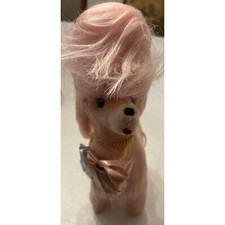Dakin Plush Pandora Pink POODLE Dog Stuffed animal 13" Nature Babies New Vintage