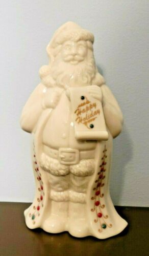 Lenox China Jewels Collection Santa Figurine Santa's List 1994 Christmas (NEW) - Picture 1 of 7