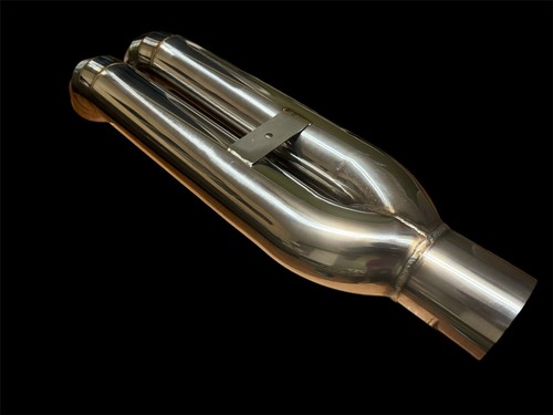 Dual Tip Stainless Steel Blastpipe Blast Pipe 3 inch 3" Turn Down Pie Cut VIP - Picture 4 of 11
