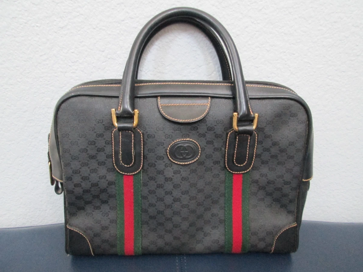 vintage gucci purse black