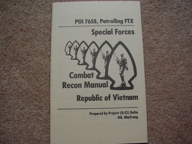 Vietnam Special Forces (Green Beret) Combat Manual!!!  32 pages
