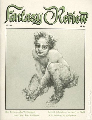Fantasy Review #93 VG 1986 Stock Image Low Grade