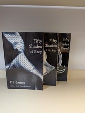 Fifty Shades Book Trilogy (Paperback, Good Condition)