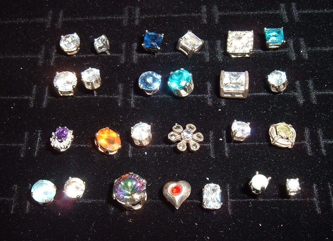 25 SOLID 925 STERLING SILVER MIXED GEMSTONES SING… - image 2