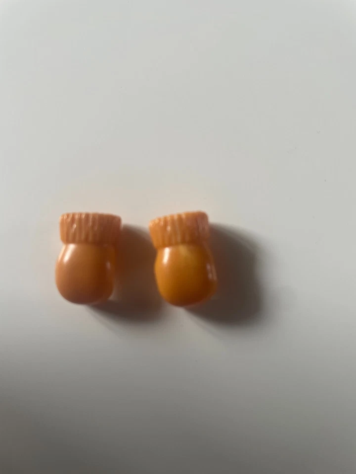 PLAYMOBIL 3465 3466 3910 3911 paire de Moufle Orange Esquimaux polaire arctique - Photo 1/1