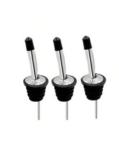 Oil Bottle Pourer Wine Dispense Nozzler Spout Stainless Steel Spout Kitchen Bar