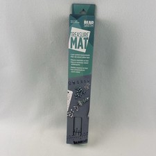 Beadsmith Beading Treasure Mat 14" x 11" Gray Non-Slip Rubber Base New