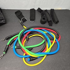 11 PCS Resistance Exercise Band Set for Fitness/Weight Loss etc.