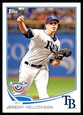 Jeremy Hellickson 2013 Topps Opening Day #31 Rays MLB READ FREE SHIPPING