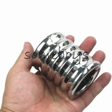 Scrotum Pendant Stainless Steel Screw Thread Ball Stretcher Testicle Restraint