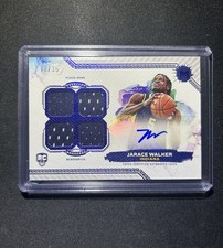 2024 Topps Motif Rookie Quad Relic Auto Ultramarine Jarace Walker Pacers /35