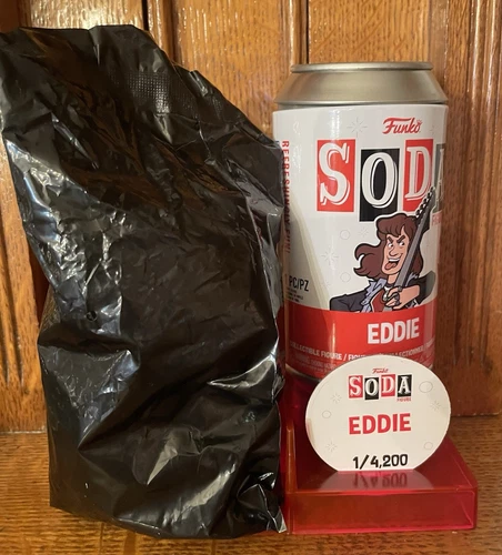 FUNKO SODA  STRANGER THINGS "EDDIE" FIGURE COMPLETE Sealed In Bag