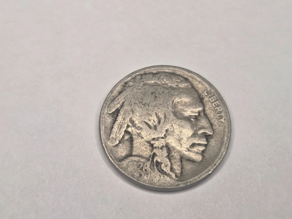 1928 Buffalo Nickel 2 Errors , Minting Error , no mint mark , liberty error - Image 4 of 4