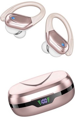HAOYUYAN BX17 Bluetooth Sports Earbuds IPX7 Wireless Headphones Rose Gold