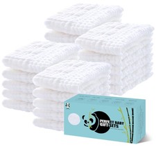 20 Pack 6-Layers Muslin Burp Cloths Large - Durable 100 Cotton - Baby Essent...