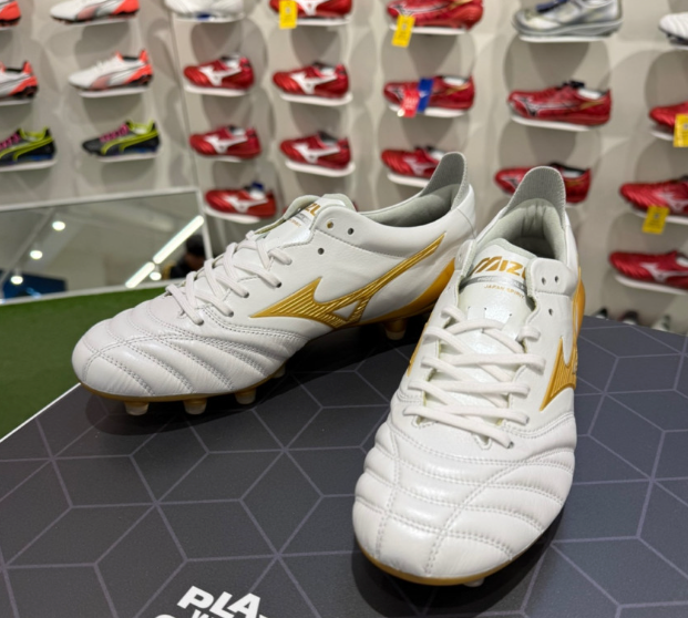 Mizuno Morelia Neo IV Japan Men Shoes White Gold P1GA263050 | eBay
