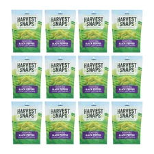 12x Harvest Snaps Lightly Salted Green Pea Snack Crisps 3.3 Oz (Exp 12/19/2025)